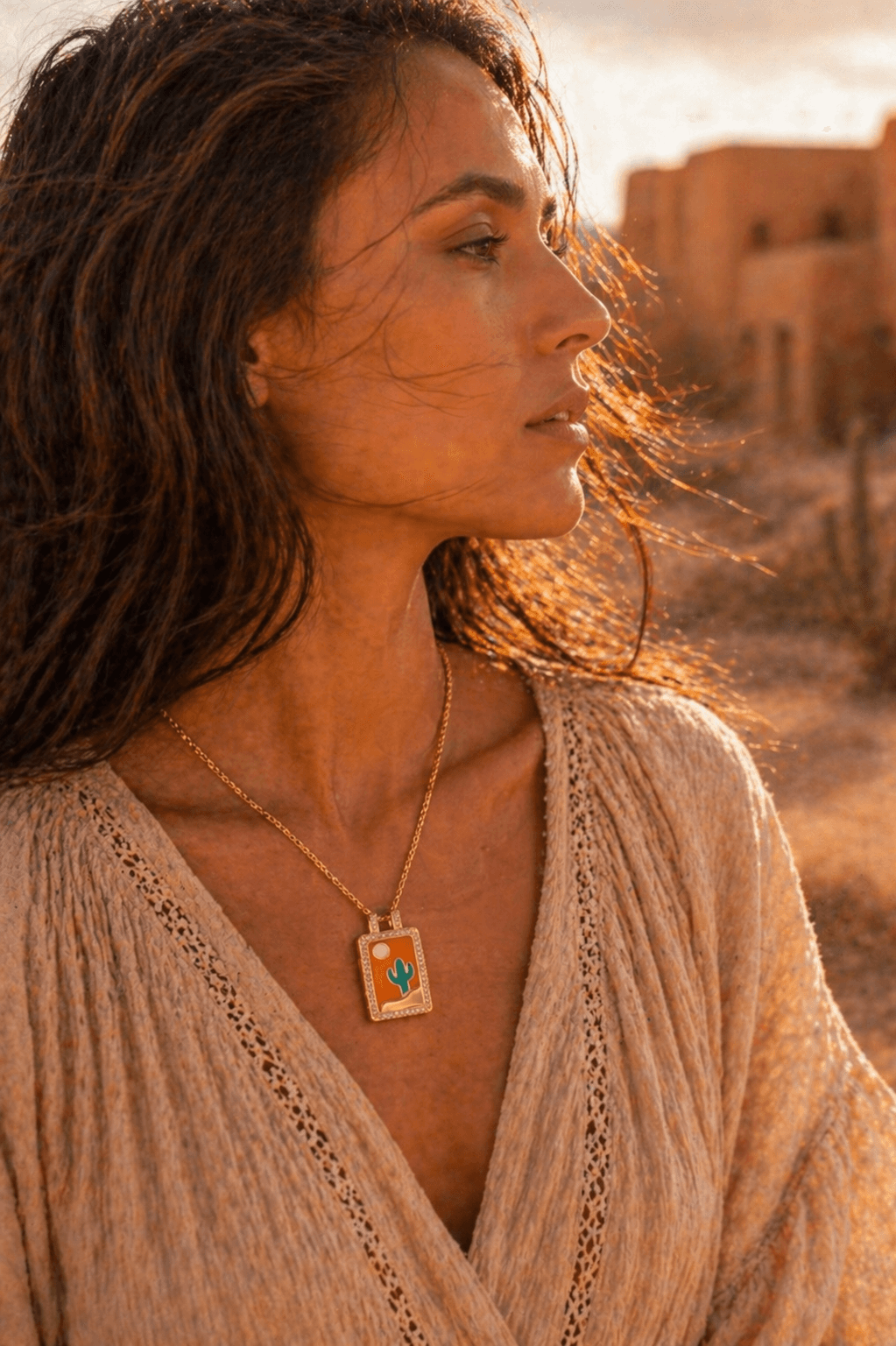 Collier Kasha Katuwe porté