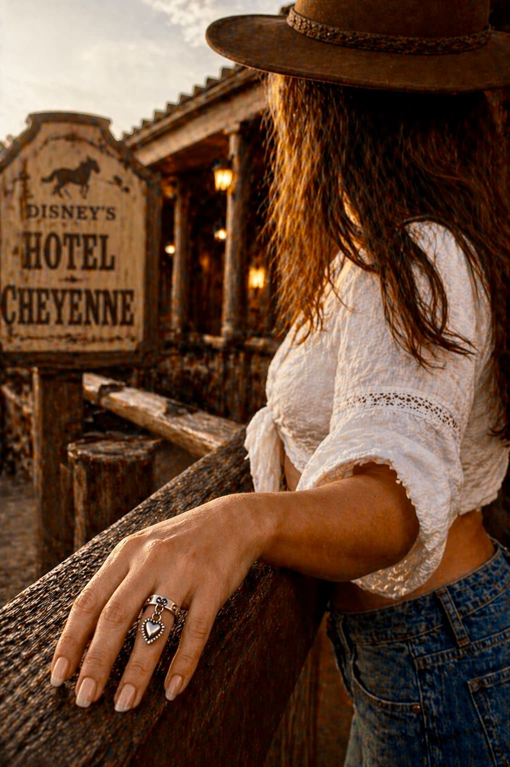 Bague Sarah Winnemucca porté