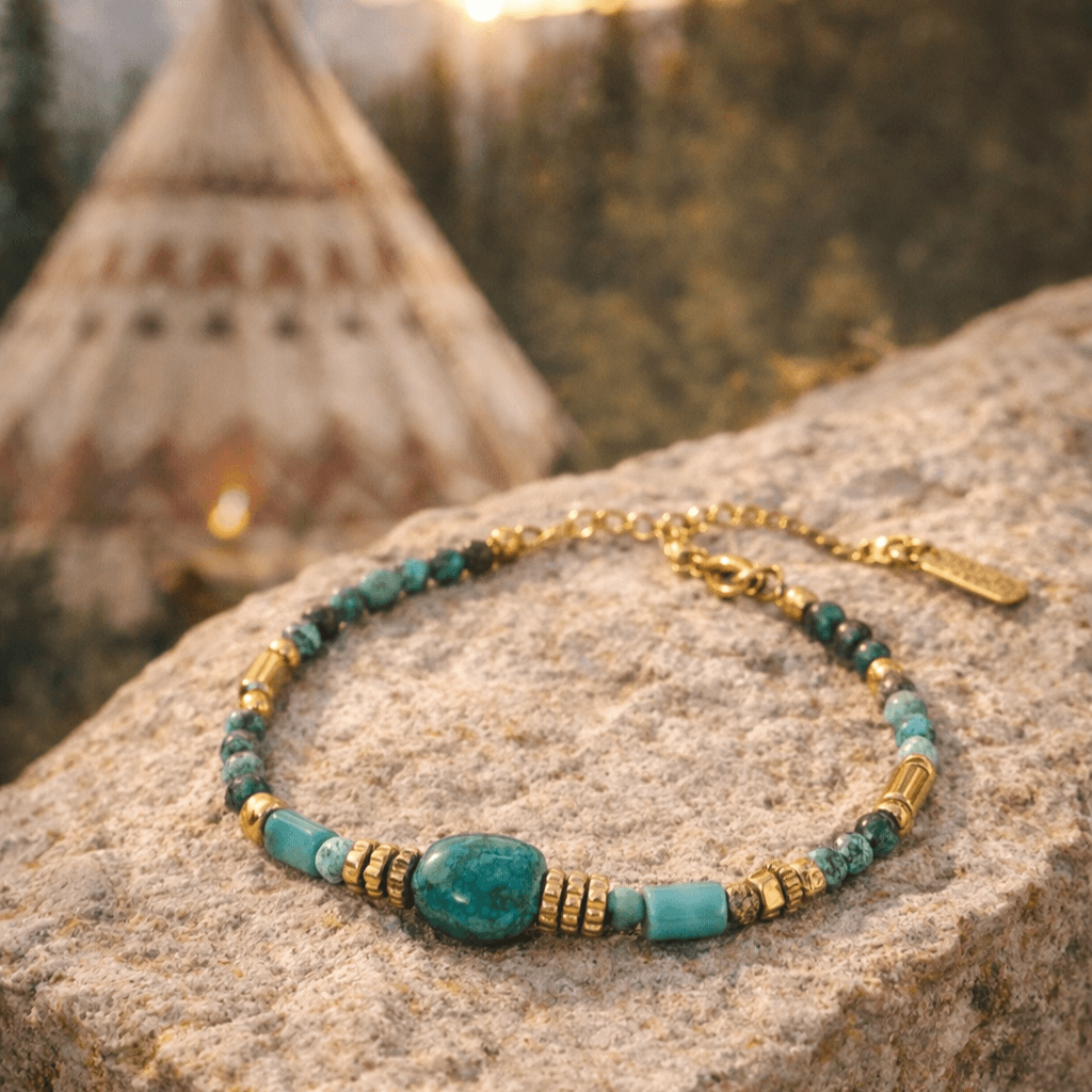 Bracelet Tomahawk — bijou femme doré