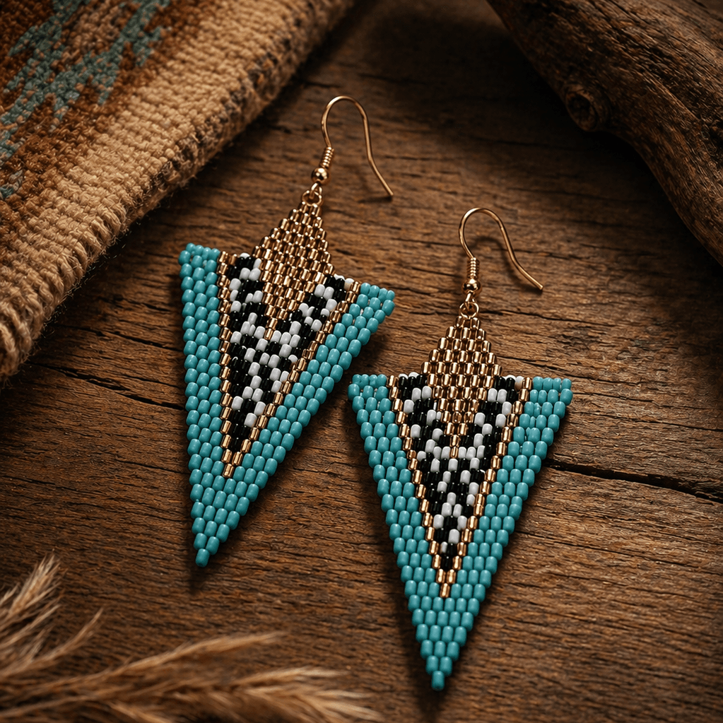 Boucles Sioux — bijou femme doré