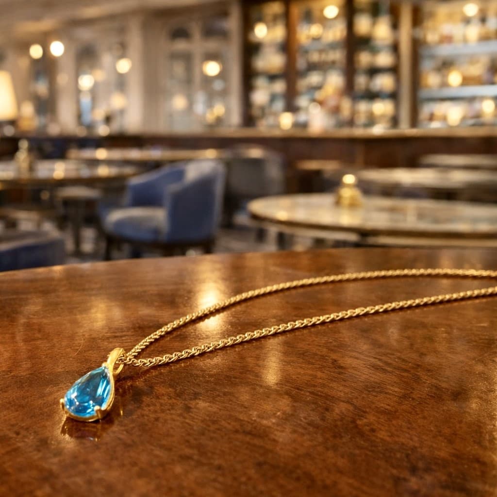 Collier Captain — bijou femme doré