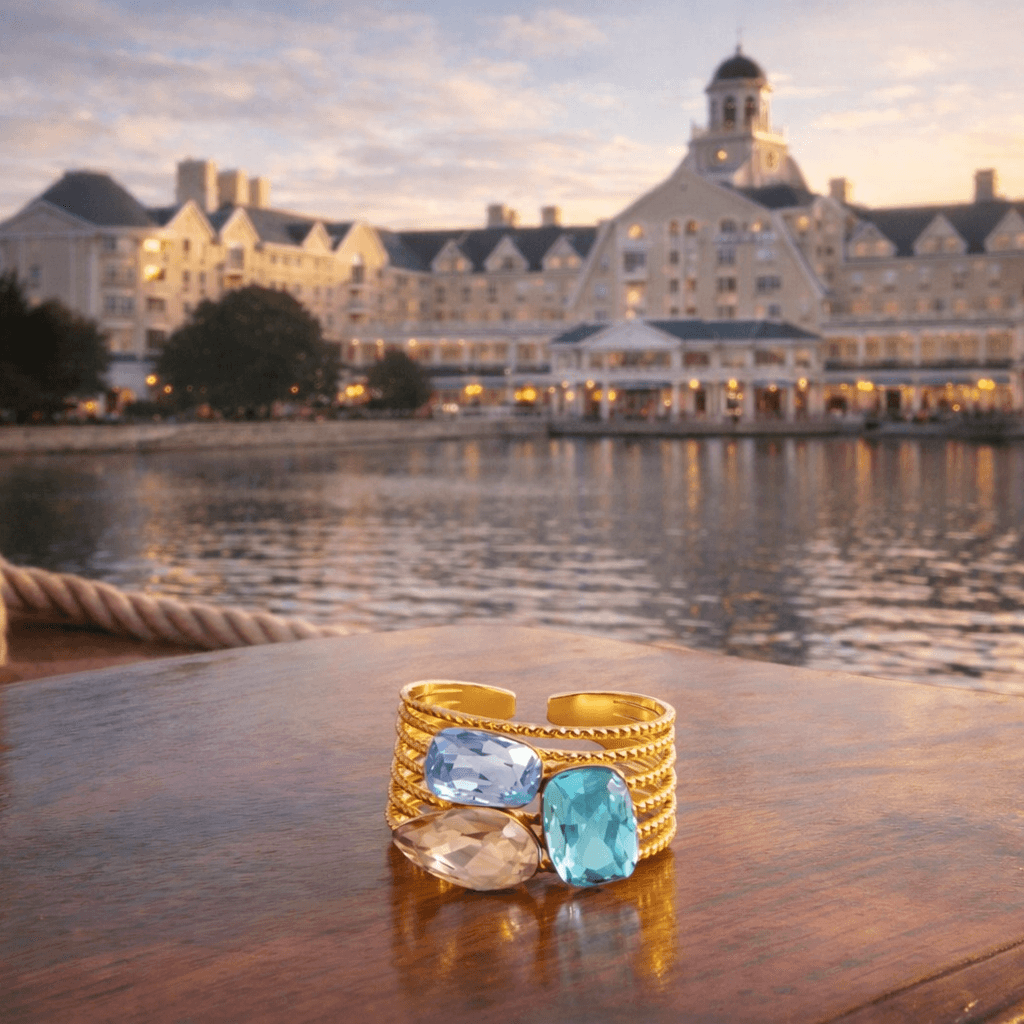Bague Compass — bijou femme doré