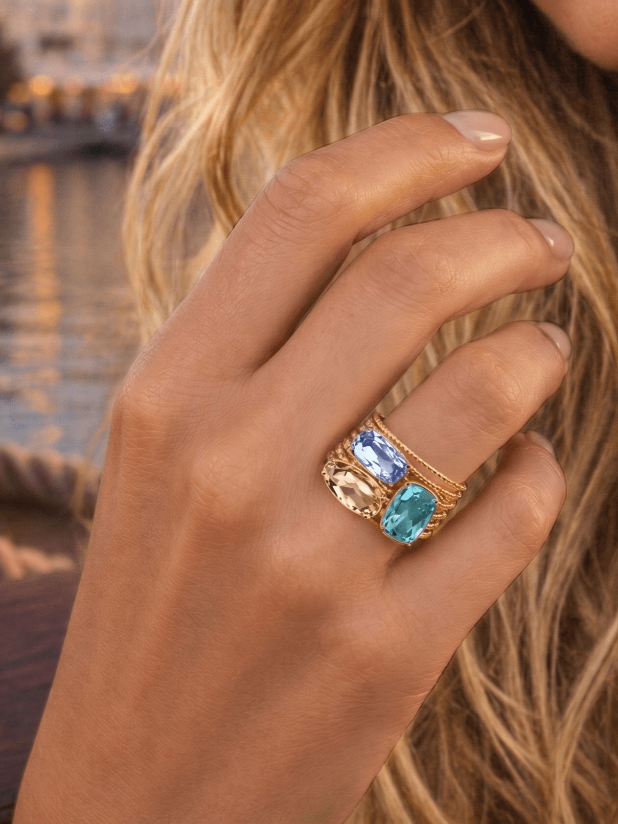 Bague Compass porté