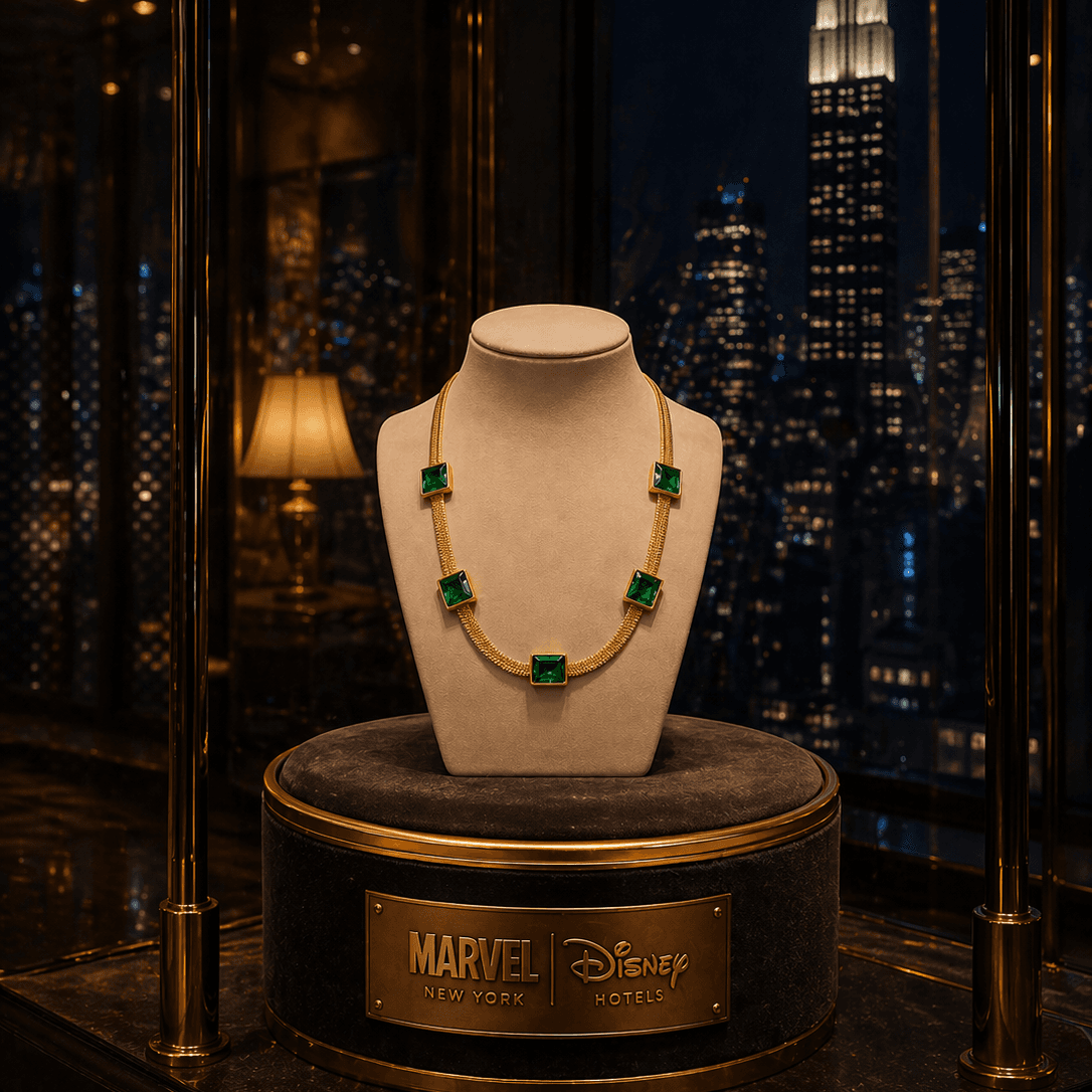 Collier Manhattan — bijou femme doré