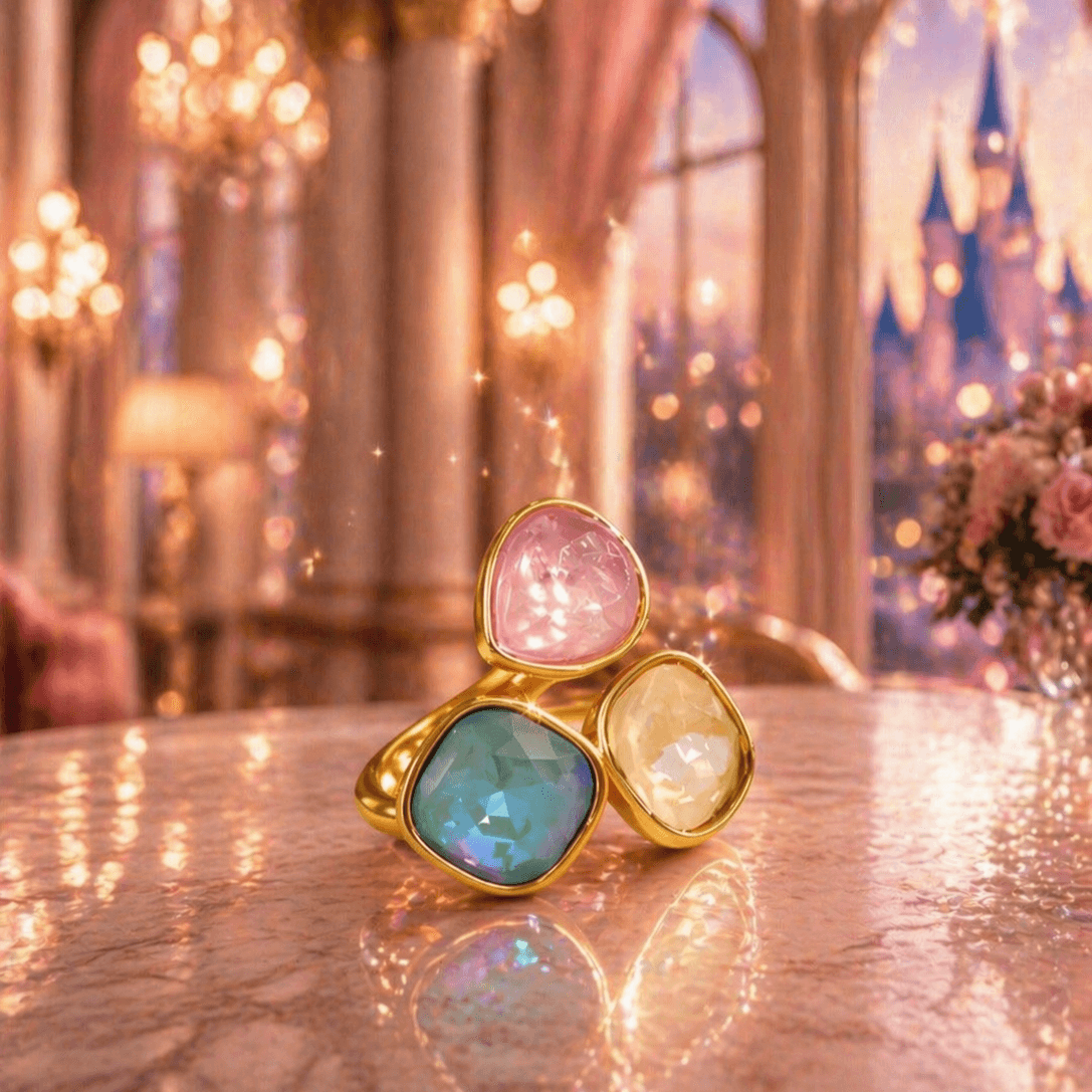 Bague Fleur de Lys — bijou femme doré
